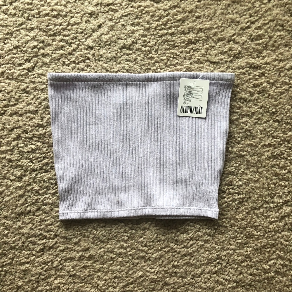 UO Cropped Tube Top (Lavender)
